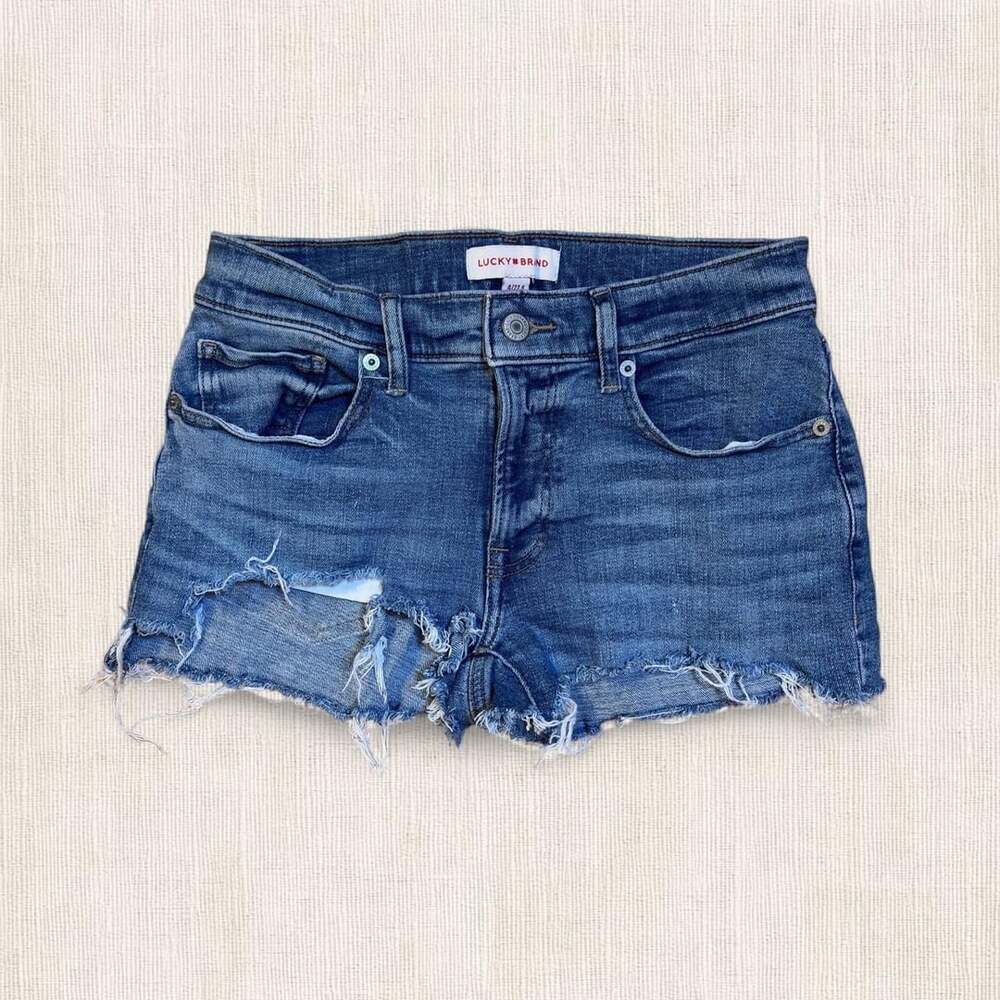 Lucky Brand Mid Rise Denim Shorts